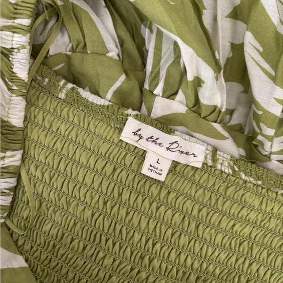 By the River Green Dress sz L - Picture 4 of 6